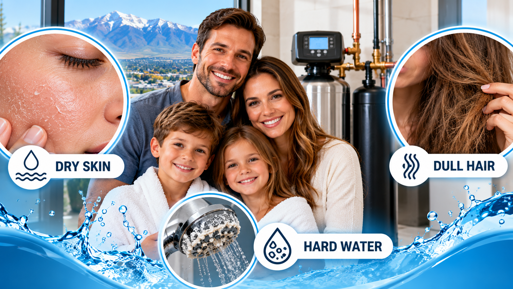 Hard Water, Dry Skin, and Dull Hair: Utah Family Guide