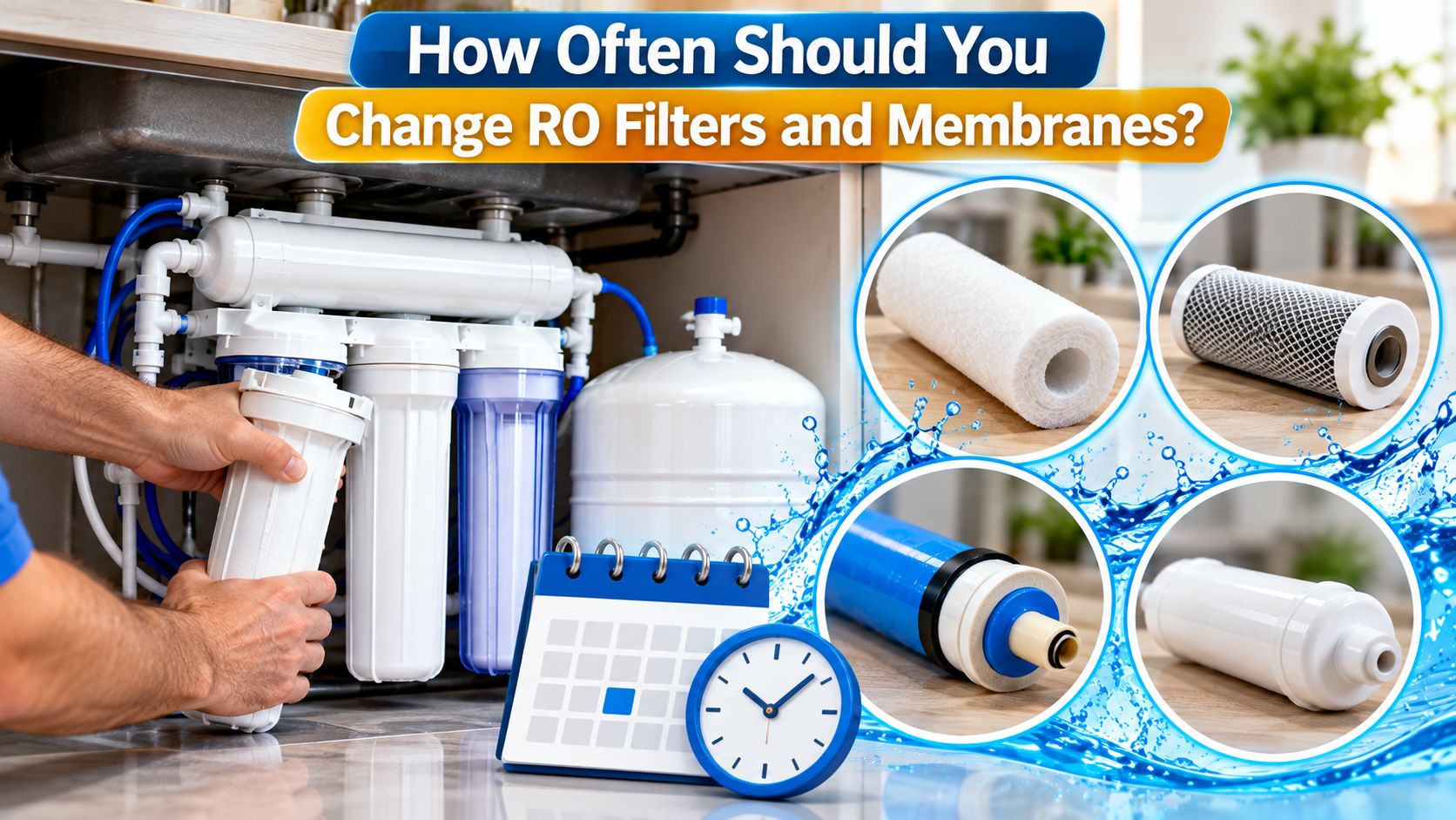 How Often Should You Change RO Filters and Membranes?