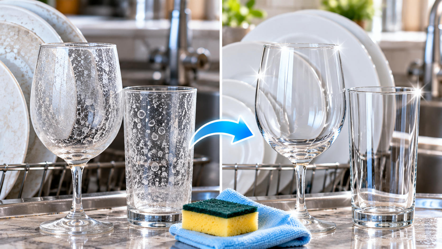 How to Get Rid of Hard Water Spots on Dishes and Glass