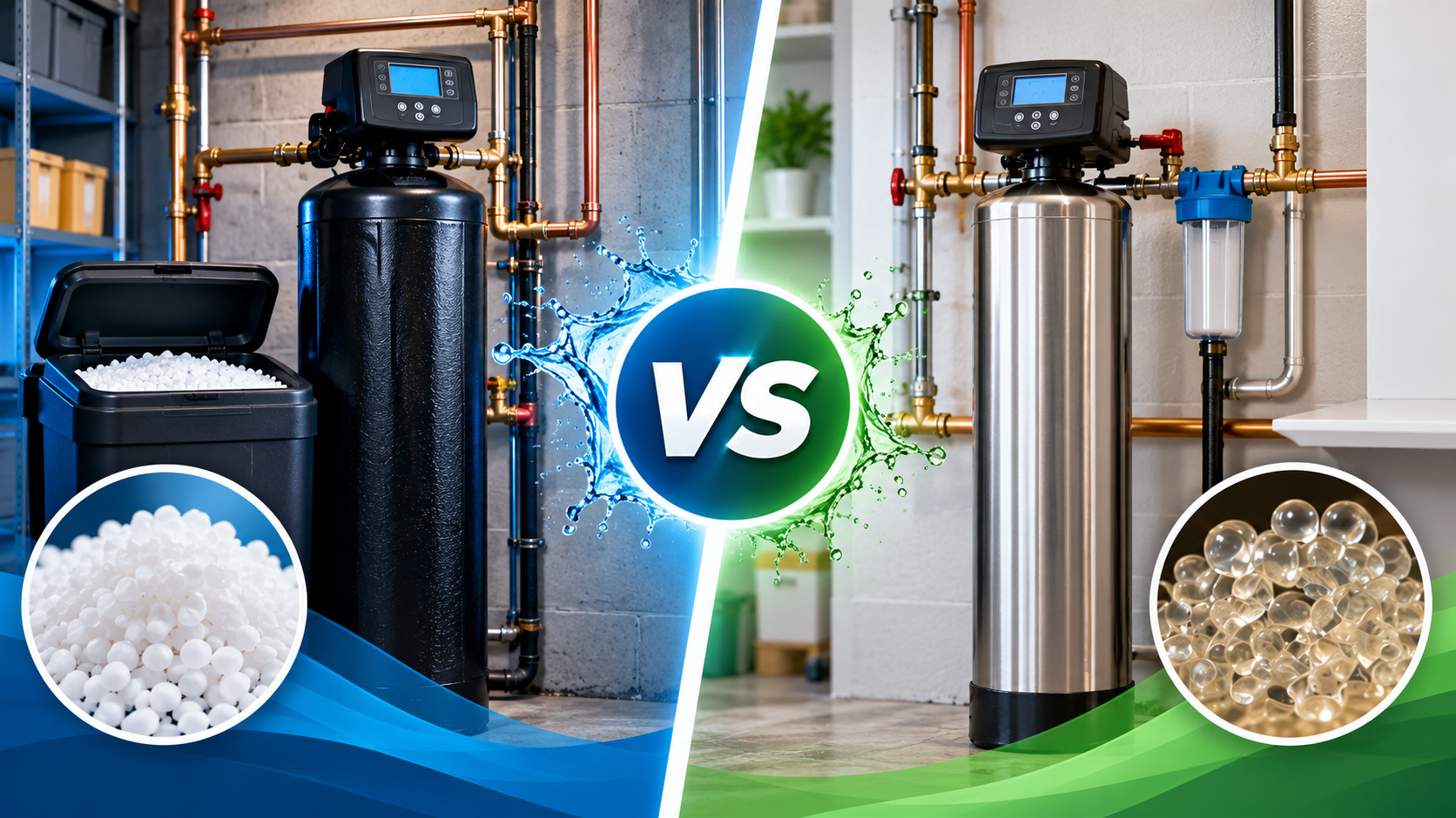 Salt-Based vs. Salt-Free Water Softeners: Pros and Cons